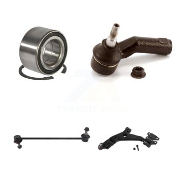 Front Left Wheel Bearing Lower Control Arm Outer Tie Rod Link Kit For Ford Focus Transit K7T-103246