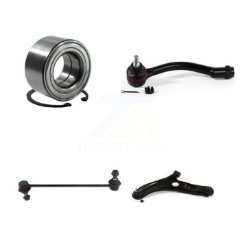 Front Left Bearing Lower Control Arm Outer Tie Rod End Link Kit For Kia Forte Forte5 Koup K7T-103248