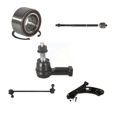 Front Left Bearing Lower Control Arm with BJ Tie Rod & Link Kit (5Pc) For Chevrolet Sonic K7T-103255