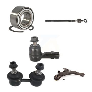 Front Left Bearing Lower Control Arm Tie Rod Link Kit (5Pc) For 2001-2006 Hyundai Elantra K7T-103264