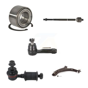 Front Left Bearing Lower Control Arm Ball Joint Tie Rod Link Kit (5Pc) For Nissan Sentra K7T-103267
