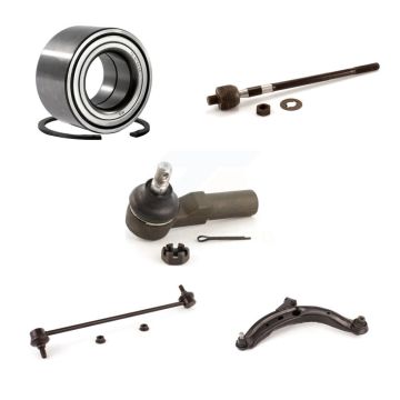 Front Left Wheel Bearing Lower Control Arm Tie Rod Link Kit (5Pc) For 2002-2006 Mazda MPV K7T-103268