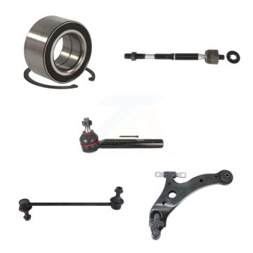 Front Left Bearing Lower Control Arm Tie Rod Link Kit (5Pc) For Lexus RX350 Toyota RX330 K7T-103269