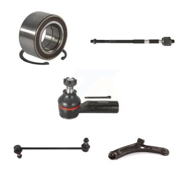 Front Left Bearing Lower Control Arm Tie Rod End Link Kit (5Pc) For Suzuki SX4 Crossover K7T-103270