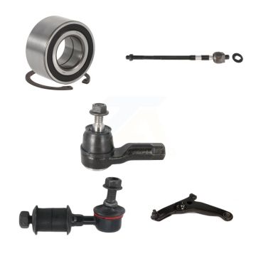 Front Left Bearing Lower Arm Tie Rod & Link Kit (5Pc) For 2003-2006 Mitsubishi Outlander K7T-103272