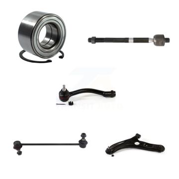 Front Left Bearing Lower Control Arm Tie Rod End Link Kit (5Pc) For Kia Forte Forte5 Koup K7T-103278