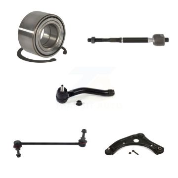 Front Left Bearing Lower Control Arm Tie Rod & Link Kit (5Pc) For Nissan Micra Versa Note K7T-103283