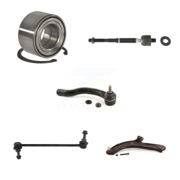 Front Left Bearing Lower Control Arm Tie Rod & Link Kit (5Pc) For 2010-2011 Nissan Versa K7T-103290