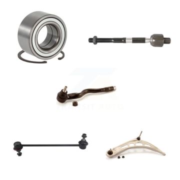 Front Left Bearing Lower Control Arm Tie Rod & Link Kit (5Pc) For 2001-2005 BMW 325i 330i K7T-103291