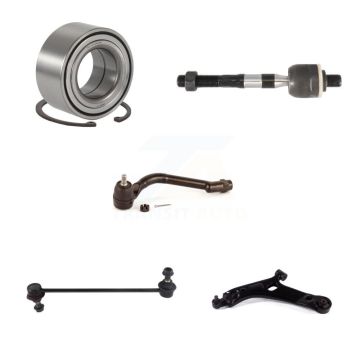 Front Left Wheel Bearing Lower Control Arm Tie Rod Link Kit (5Pc) For Hyundai Tucson Kia K7T-103296
