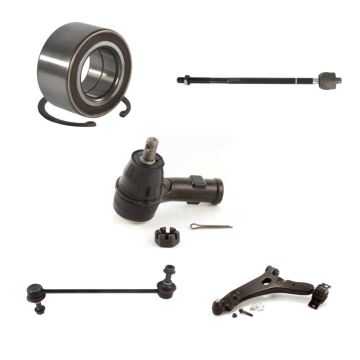 Front Left Bearing Lower Control Arm w/ Ball Joint Tie Rod Link Kit (5Pc) For Ford Focus K7T-103298