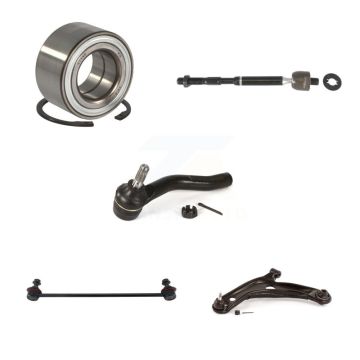 Front Left Bearing Lower Control Arm Tie Rod & Link Kit (5Pc) For 2006-2008 Toyota Yaris K7T-103305