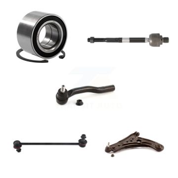 Front Left Bearing Lower Arm Tie Rod Link Kit (5Pc) For Chevrolet Aveo Pontiac Aveo5 Wave K7T-103311