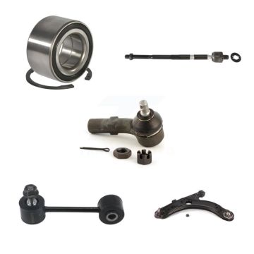 Front Left Bearing Lower Control Arm Tie Rod End Link Kit (5Pc) For Volkswagen Jetta Golf K7T-103321