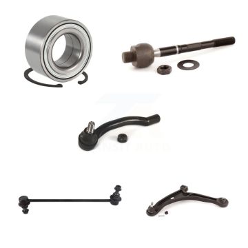 Front Left Bearing Lower Control Arm Tie Rod End Link Kit (5Pc) For Honda Pilot Acura MDX K7T-103323
