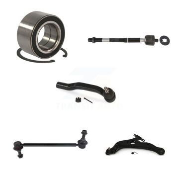 Front Left Bearing Lower Control Arm Tie Rod & Link Kit (5Pc) For 2004-2010 Toyota Sienna K7T-103324