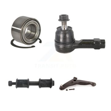 Front Left Bearing Lower Control Arm with BJ Outer Tie Rod Link Kit For Mitsubishi Lancer K7T-103337