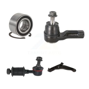 Front Left Bearing Lower Arm Outer Tie Rod & Link Kit For 2003-2006 Mitsubishi Outlander K7T-103346