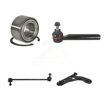 Front Left Bearing Lower Arm Outer Tie Rod End Link Kit For Fiat 500 Naturally Aspirated K7T-103354
