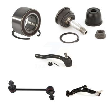 Front Right Lower Control Arm Upper Ball joint Outer Tie Rod & Link Kit (5Pc) For Mazda 6 K7T-103362