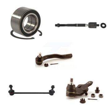 Front Right Bearing Lower Ball Joint Outer Inner Tie Rod Link Kit (5Pc) For Toyota Camry K7T-103367