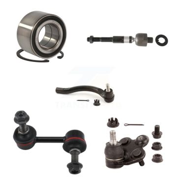 Front Right Bearing Lower Ball Joint Tie Rod & Link Kit (5Pc) For 06-11 Honda Civic 1.8L K7T-103395