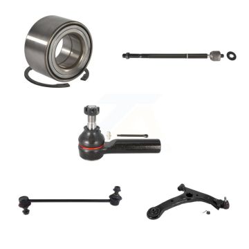 Front Right Bearing Lower Control Arm with BJ Tie Rod & Link Kit (5Pc) For Toyota Corolla K7T-103402