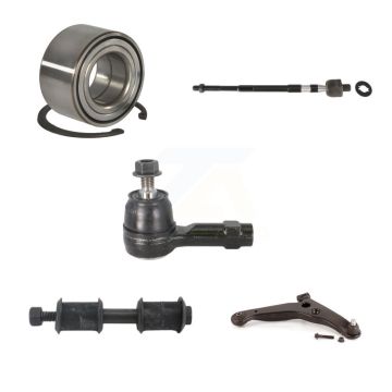 Front Right Wheel Bearing Lower Control Arm Tie Rod Link Kit (5Pc) For Mitsubishi Lancer K7T-103407