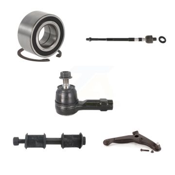 Front Right Wheel Bearing Lower Control Arm Tie Rod Link Kit (5Pc) For Mitsubishi Lancer K7T-103408
