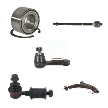 Front Right Bearing Lower Control Arm Ball Joint Tie Rod Link Kit (5Pc) For Nissan Sentra K7T-103409