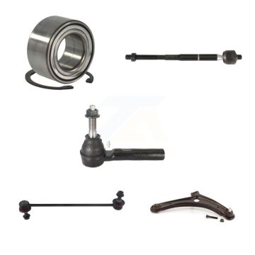 Front Right Wheel Bearing Lower Arm Tie Rod Link Kit (5Pc) For Jeep Patriot Compass Dodge K7T-103413
