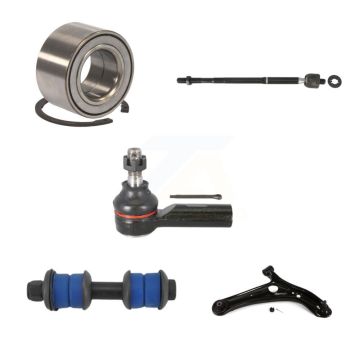 Front Right Bearing Lower Control Arm Ball Joint Tie Rod & Link Kit (5Pc) For Toyota Echo K7T-103419