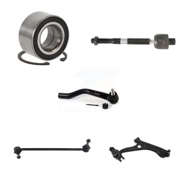 Front Right Bearing Lower Control Arm Ball Joint Tie Rod & Link Kit (5Pc) For Honda Civic K7T-103427