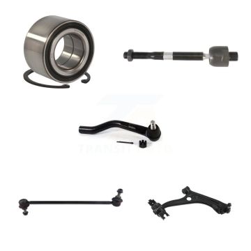 Front Right Bearing Lower Control Arm Ball Joint Tie Rod & Link Kit (5Pc) For Honda Civic K7T-103428