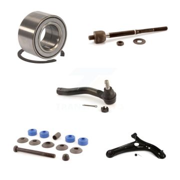 Front Right Bearing Lower Control Arm Ball Joint Tie Rod & Link Kit (5Pc) For Toyota Echo K7T-103435