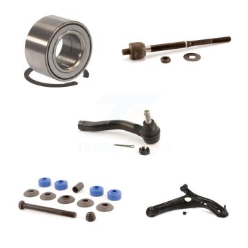 Front Right Bearing Lower Control Arm Ball Joint Tie Rod & Link Kit (5Pc) For Toyota Echo K7T-103436