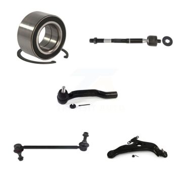 Front Right Bearing Lower Control Arm Tie Rod Link Kit (5Pc) For 2004-2010 Toyota Sienna K7T-103454