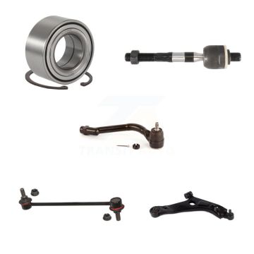 Front Right Bearing Lower Arm Tie Rod End Link Kit (5Pc) For Hyundai Tucson Kia Sportage K7T-103455