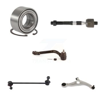 Front Right Bearing Lower Arm Tie Rod Link Kit (5Pc) For Kia Optima Hyundai Sonata Azera K7T-103460