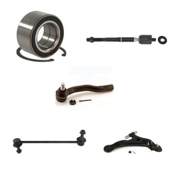 Front Right Bearing Lower Control Arm Tie Rod Link Kit (5Pc) For 2005-2012 Toyota Avalon K7T-103462