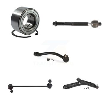 Front Right Bearing Lower Control Arm Ball Joint Tie Rod & Link Kit (5Pc) For Kia Soul EV K7T-103471