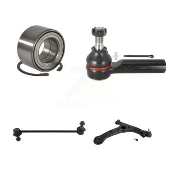 Front Right Bearing Lower Control Arm with BJ Outer Tie Rod & Link Kit For Toyota Corolla K7T-103477