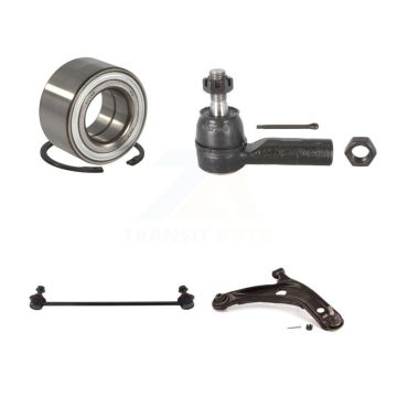 Front Right Bearing Lower Control Arm Outer Tie Rod Link Kit For Toyota Yaris Prius C xD K7T-103491