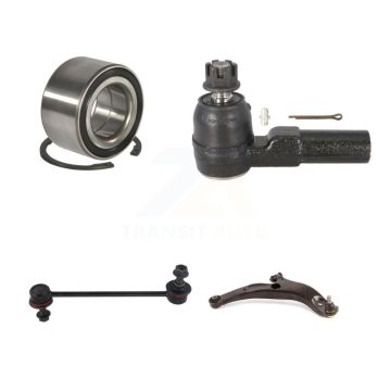 Front Right Bearing Lower Control Arm Outer Tie Rod Link Kit For 1999-2000 Mazda Protege K7T-103494