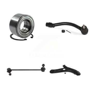 Front Right Bearing Lower Control Arm Outer Tie Rod Link Kit For Hyundai Elantra GT Coupe K7T-103502