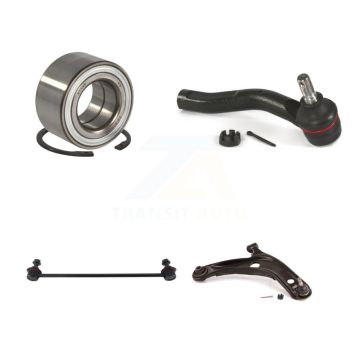 Front Right Bearing Lower Control Arm Outer Tie Rod End Link Kit For Toyota Yaris Prius C K7T-103516