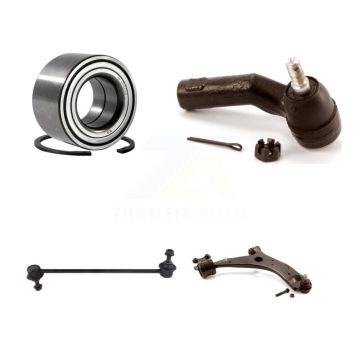 Front Right Bearing Lower Control Arm with Ball Joint Outer Tie Rod Link Kit For Mazda 3 K7T-103519