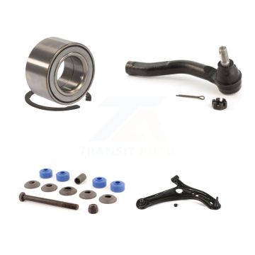 Front Right Bearing Lower Control Arm Outer Tie Rod & Link Kit For 2000-2002 Toyota Echo K7T-103526