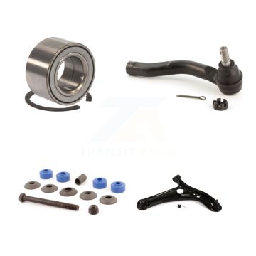 Front Right Bearing Lower Control Arm Ball Joint Outer Tie Rod & Link Kit For Toyota Echo K7T-103527