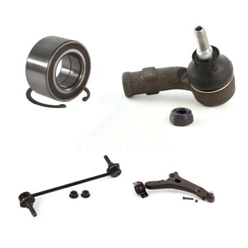 Front Right Bearing Lower Control Arm w/ Ball Joint Outer Tie Rod Link Kit For Ford Focus K7T-103531